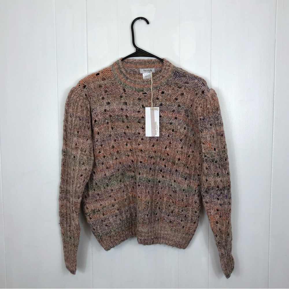 NWT Bartolini Wool Blend Multi Colour Knit Sweater‎ Sz S